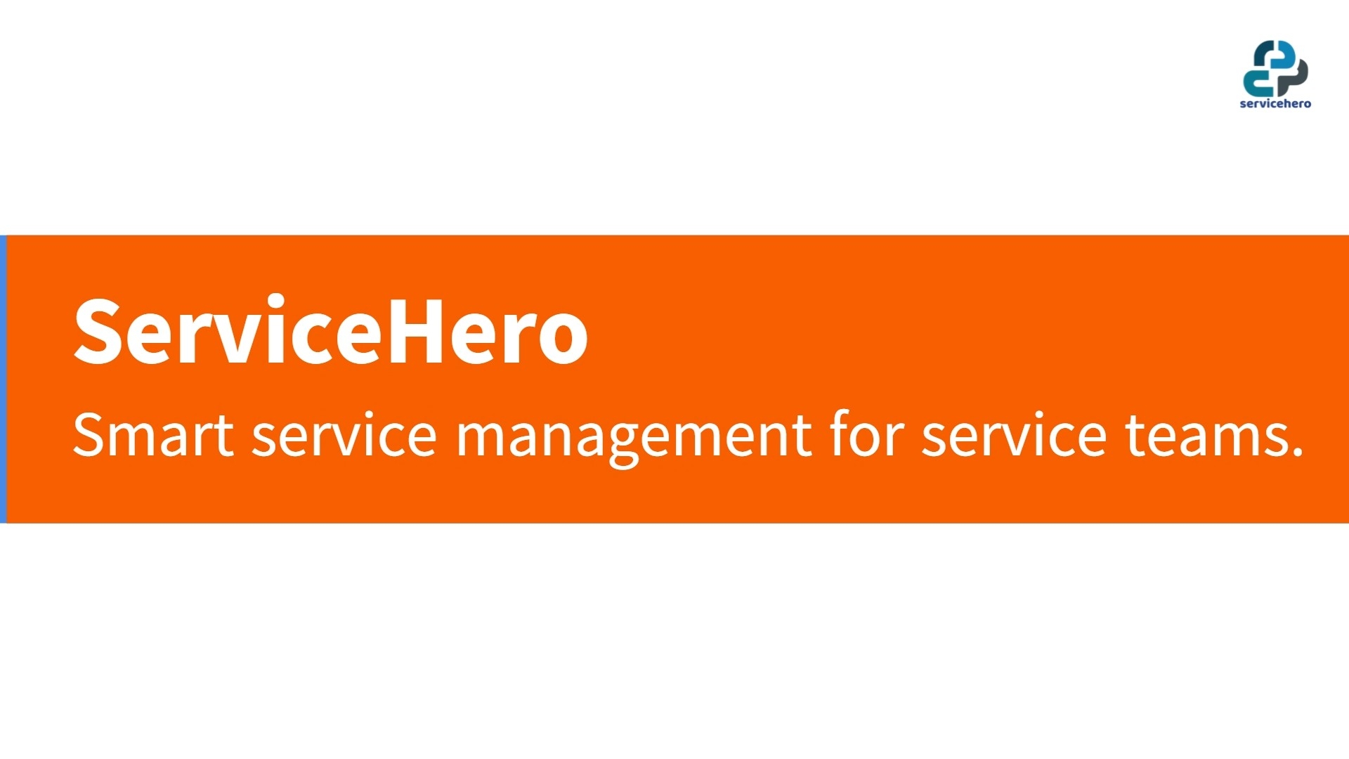 ServiceHero product demo video